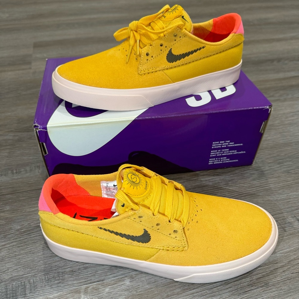 Nike SB Shane T Pollen Yellow Low Top Sneakers